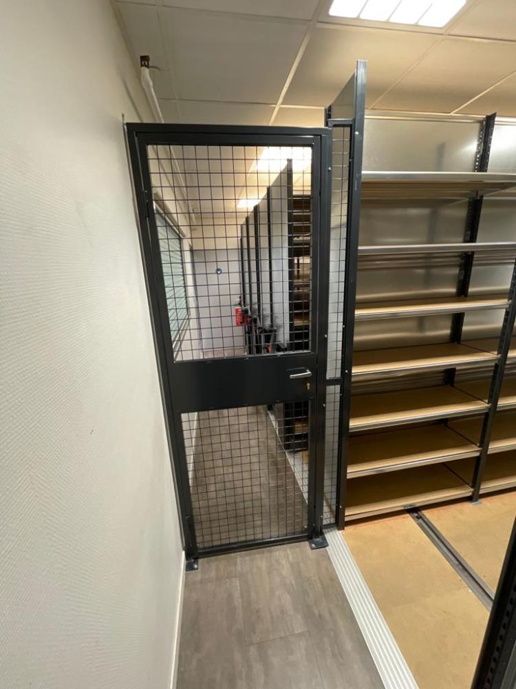 Rayonnage accès limite